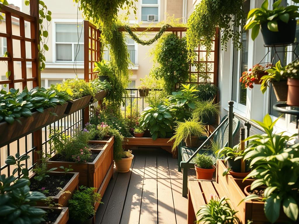 Gärtnern auf Balkon
