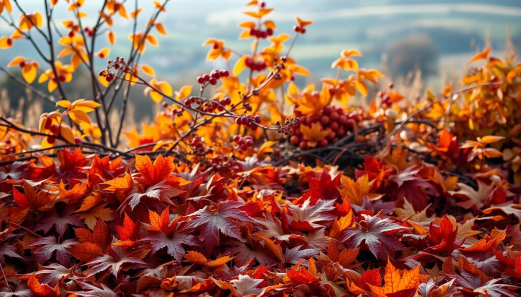 Herbstfarbpalette