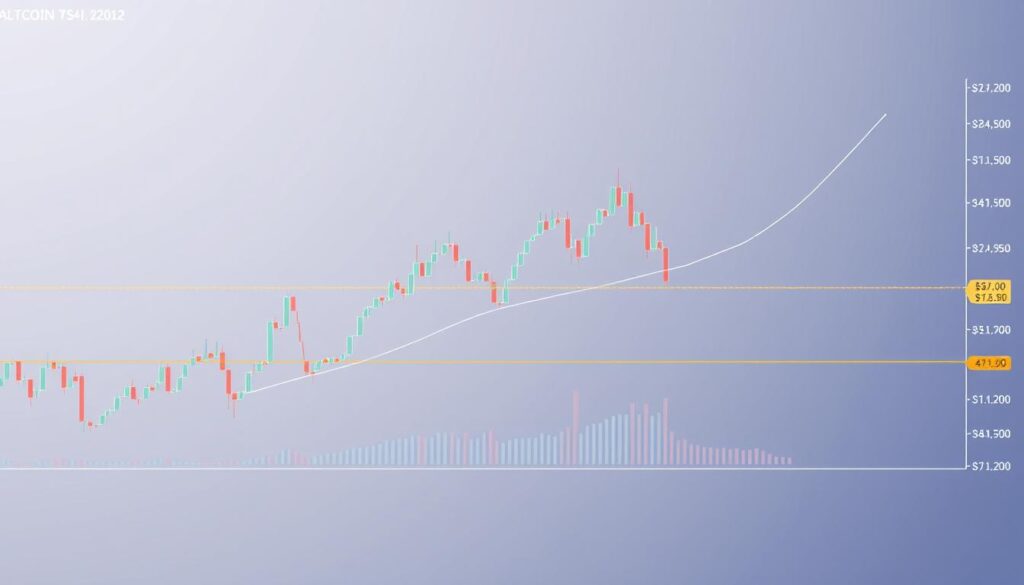 technische Chartanalyse Altcoin