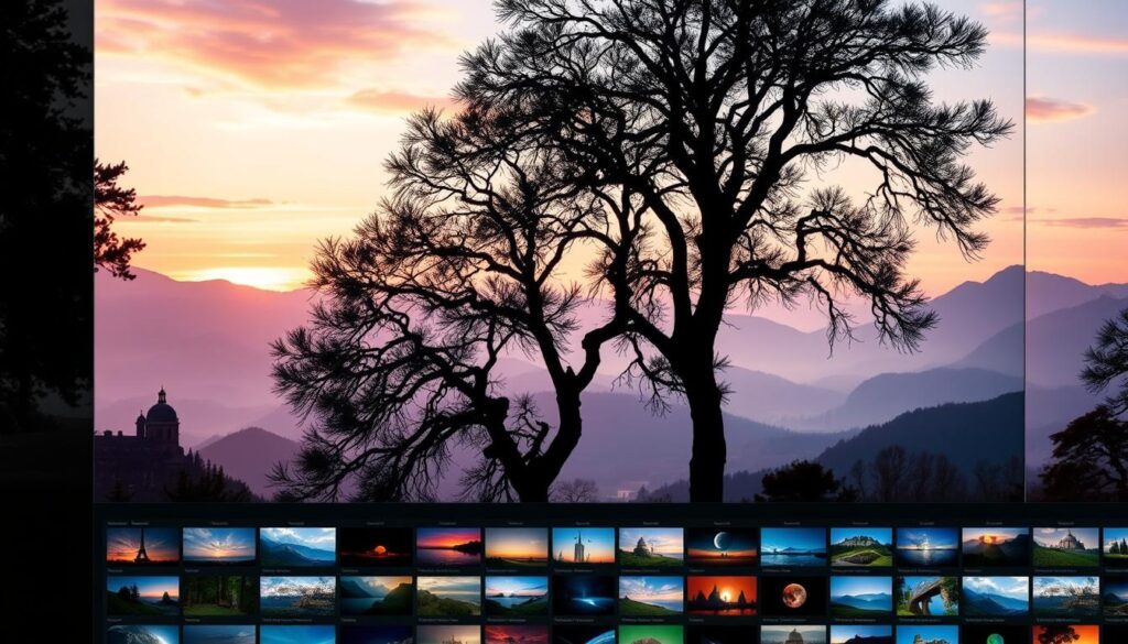 Hintergrundbild Auswahl