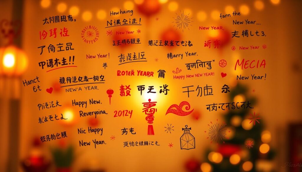 Neujahrswünsche international